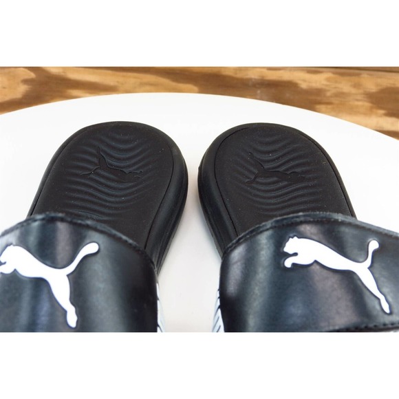 PUMA Sz 7 M Black Slide Synthetic Women Sandals‎ 0218 - Picture 3 of 8